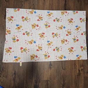 Vtg 1986 Dundee Baby Blanket Teddy Bears